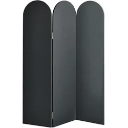 BÜRO-RAUMTEILER 120/160 cm Dunkelgrau Slimmy