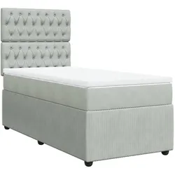 vidaXL, Boxspringbett, Erdmute (Knopfheftung Design) (80 x 200 cm)