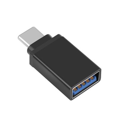 USB C To USB Adapter OTG USB 3.0 Type C Data Transfer Converter For Fast Sync & Device Connectivity black