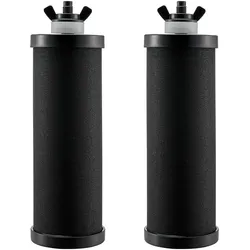 VEVOR Wasserfilter-Ersatz Reinigungselemente Ersatzfilter 2er-Pack (2 Aktivkohlefilter), Schwerkraft-Wasserfiltersystem-Ersatz, kompatibel mit den meisten Marken, leicht austauschbarer Wasserfilter