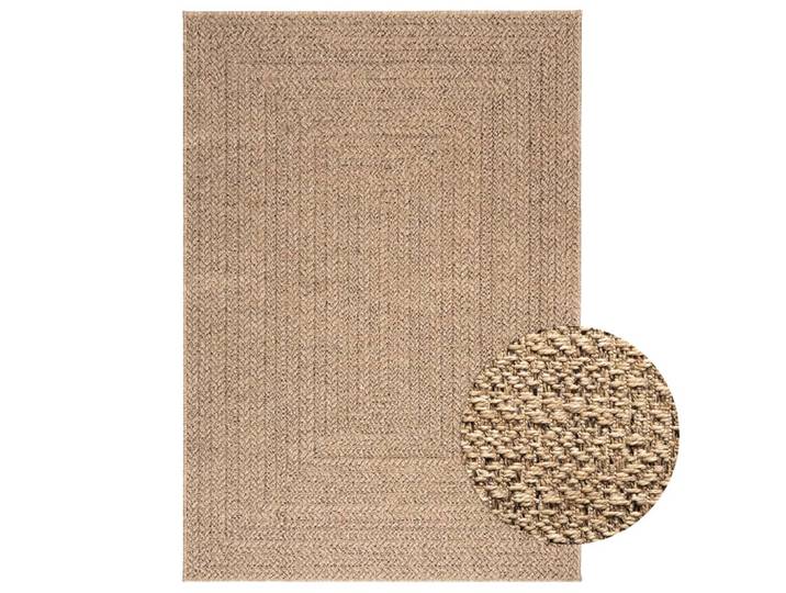 ZIZUR tapis 120x170 cm aspect Jute pour intérieur et extérieur décor à la maison, salon chambre extérieur intérieur jardin tapis