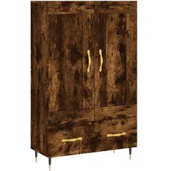 vidaXL Highboard Räuchereiche 69,5x31x115 cm Holzwerkstoff