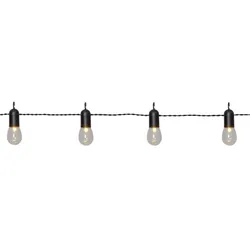 StarTrading LED Partylichterkette 16 kleine transparente Kugeln 4,5m outdoor
