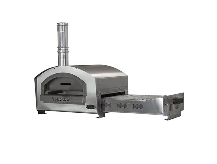 Lot Four à pizza et barbecue Taal avec cassette Vulcano