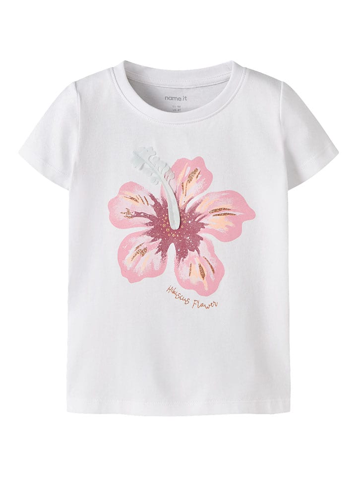 name it Shirt "Hyena" in Weiß - 110
