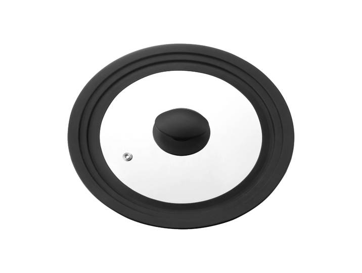 Dorre Couvercle universel Una 20/22/24 cm Silicone verre-noir