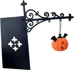 Inspire Curations Halloween Warm Glow Bookend Lamp Spooky Bookshelf Reading Decor style G