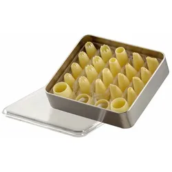 Schneider - Tüllenkassette 22-tlg., 8 Stern-/4 Loch- u. 8 Garniertüllen