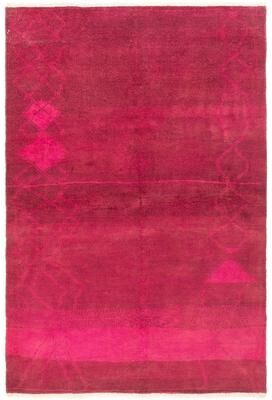 Ecarpetgallery Hand-knotted Vibrance Red Wool Rug