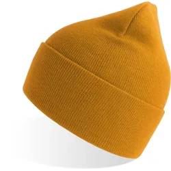 Atlantis Unisex Strickmütze 'Pure' Beanie PURB mustard one size