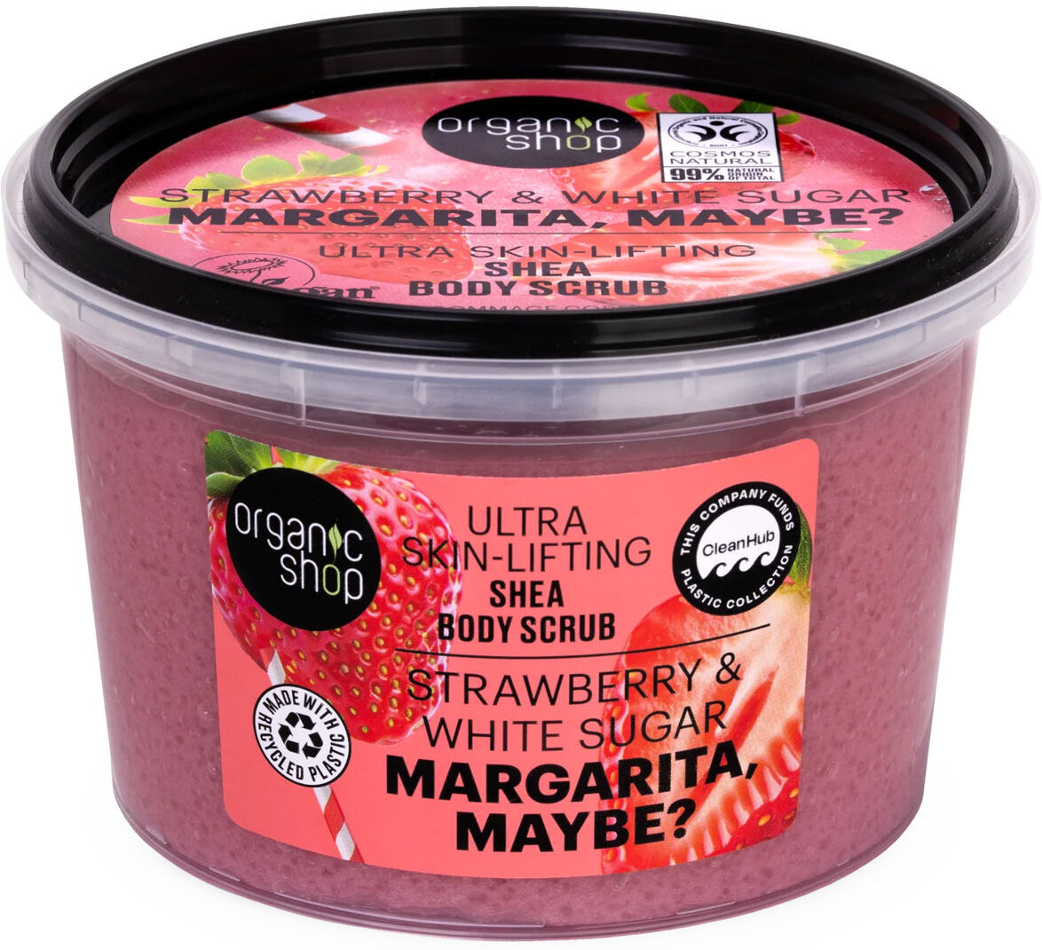 ORGANIC SHOP Strawberry & White Sugar Body Scrub 250ml