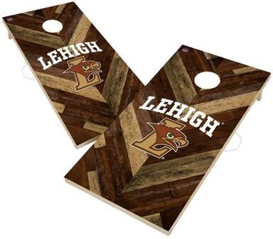 Skip's Garage Lehigh University Mountain Hawks Cornhole Board Set