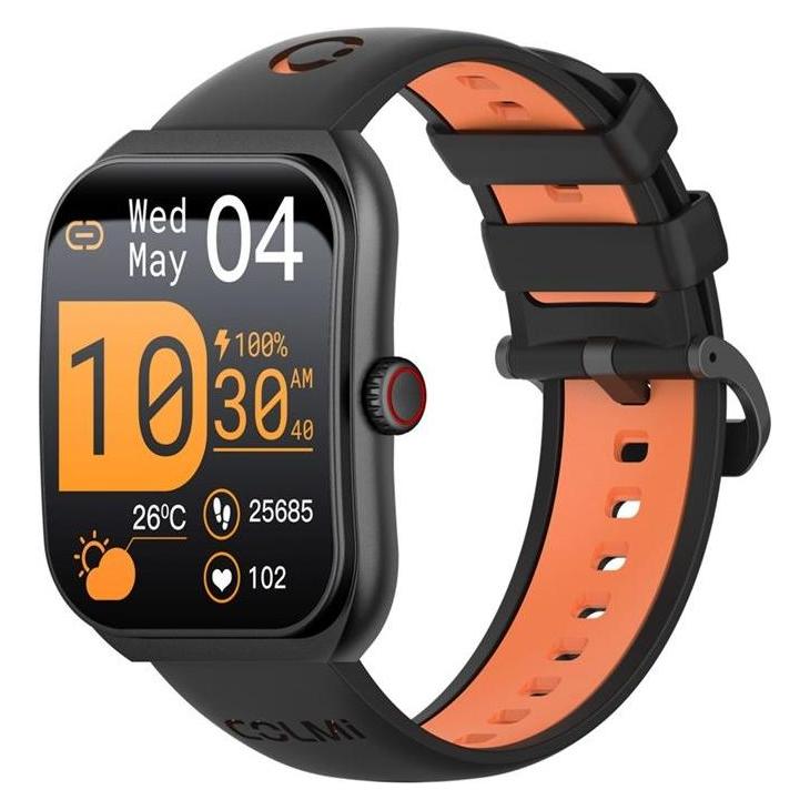 Colmi P86 Smartwatch (Black) (44.30 mm, ohne SIM) (P86 BLACK)