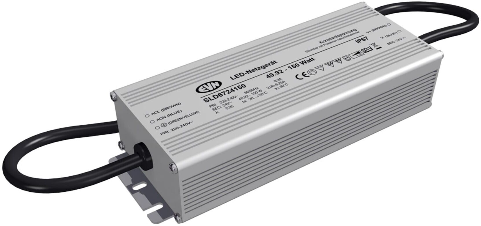 EVN LED-Netzgerät SLD6724150 24V/DC dimmbar)