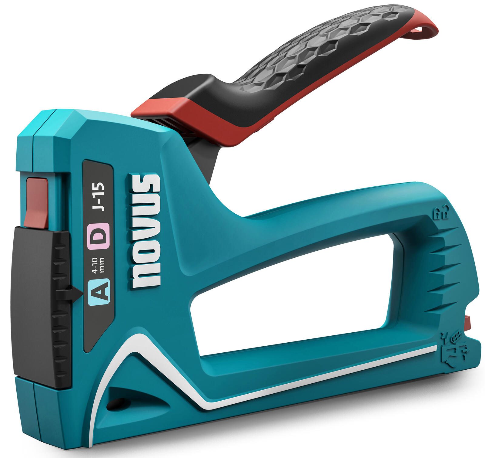 novus Handtacker J-15 türkis, weiß, 1 St. 030-0473