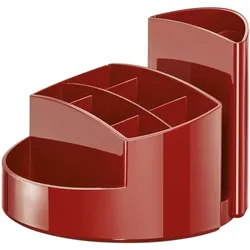 HAN Schreibtischköcher »RONDO« rot, 14x10.9x14 cm