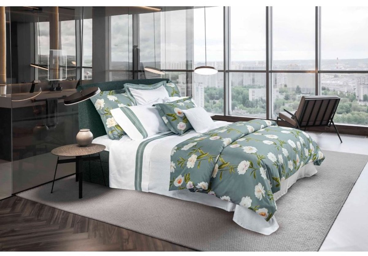 Signoria Dekbedovertrek Regale Wilton Blue 240 x 220 cm