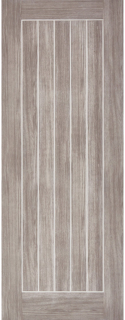 LPD Doors Mexicano Laminate Light Grey Internal Door Light Grey 198cm H x 76.2cm W x 3.5cm D