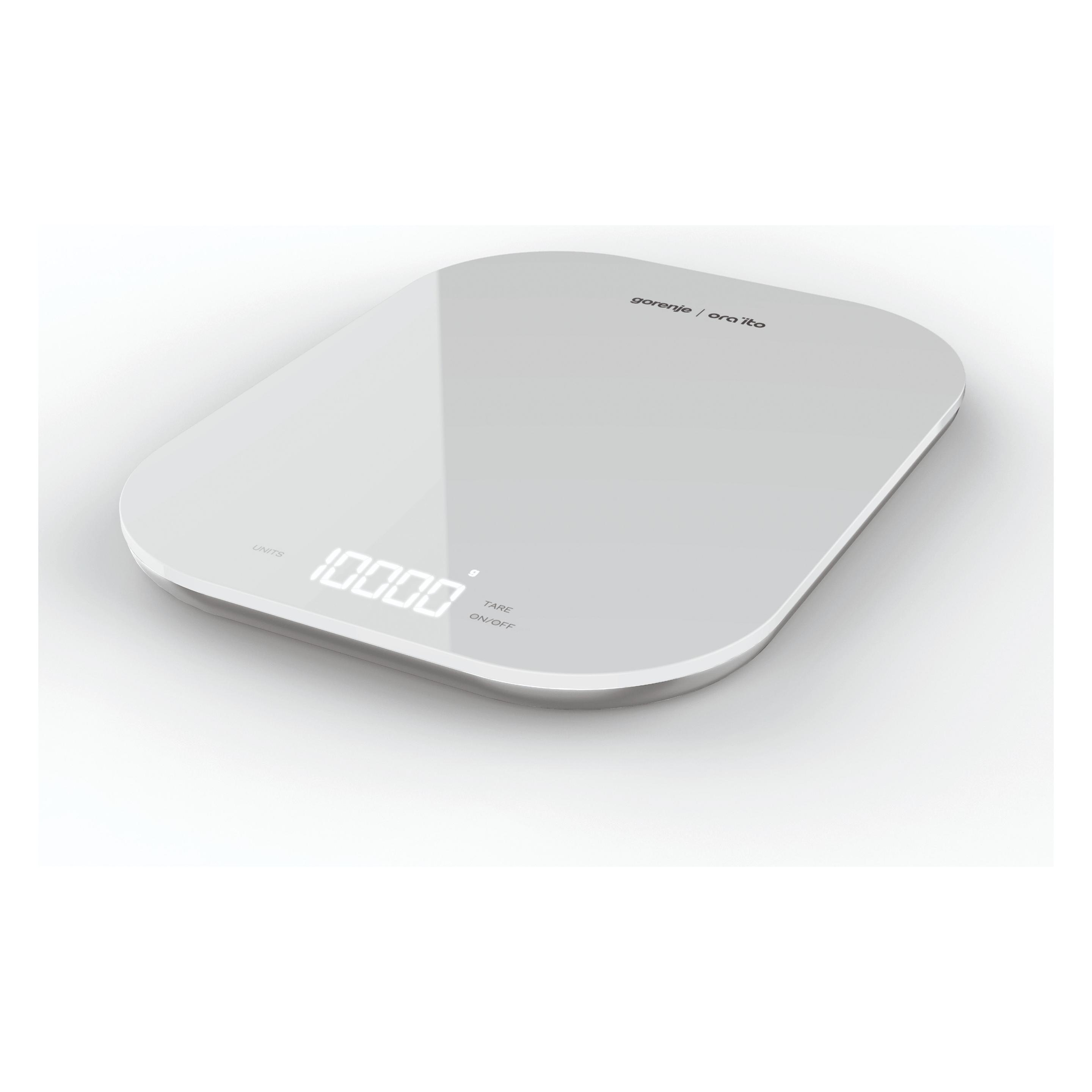 Gorenje KT10ORAW White Countertop Rectangle Electronic kitchen scale (673810)