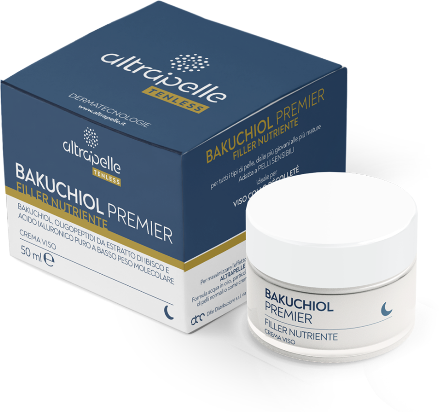 Altrapelle Tenless Crema Viso Notte Bakuchiol Premier-Filler Nutriente
