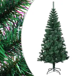 vidaXL Künstlicher Weihnachtsbaum Schillernde Spitzen Grün 240 cm PVC