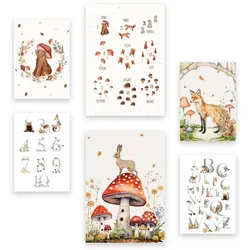 POSTER Set Mit 6 Zahlen Und Buchstaben A3 & A4 Rahmenlos