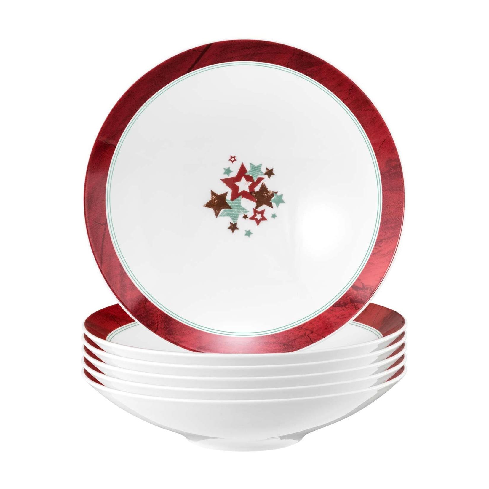 Seltmann Weiden Pasta- / Suppenteller Life Christmas ø 23,3 cm 6er Set