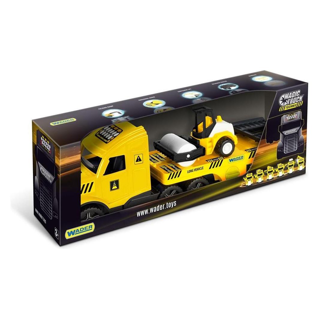 Wader Magic Truck Technic Abschleppwagen mit Walze (54613713)