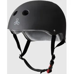 Triple 8 Certified Sweatsaver Helm black rubber Gr. SM