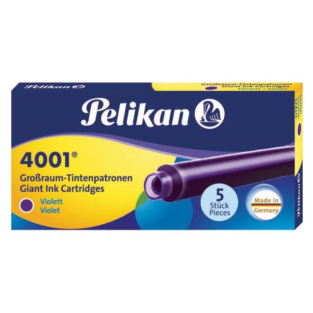 Pelikan Grossraumpatrone 4001 (Violett, 5 Stk.) (310664)