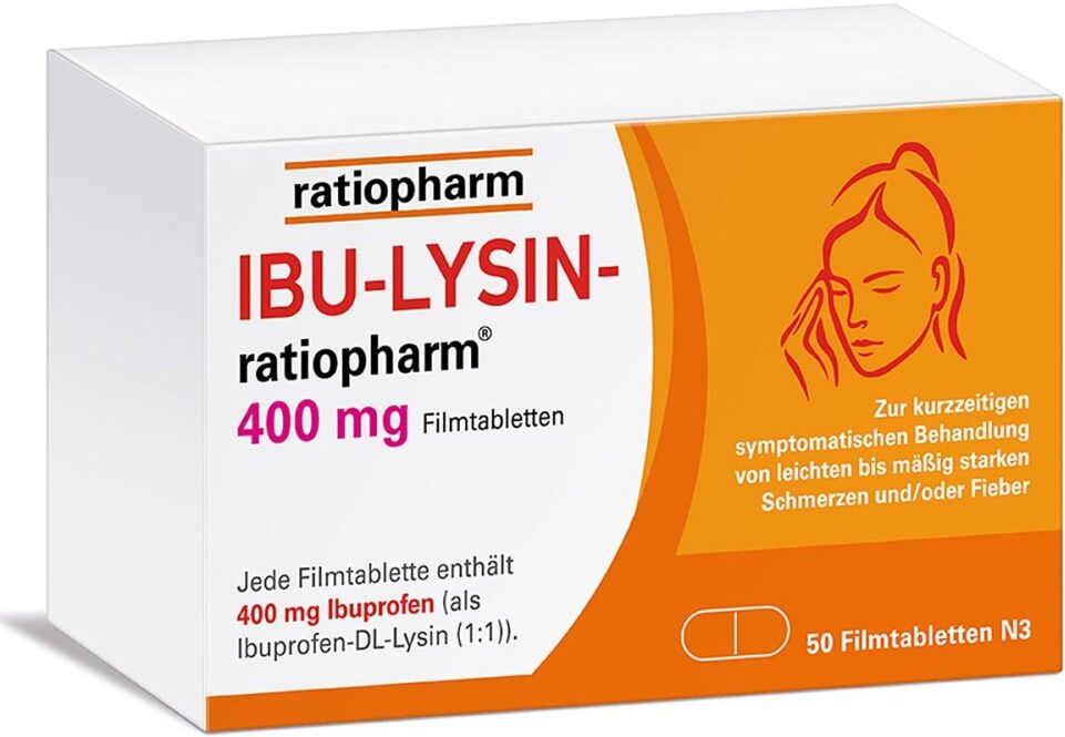 IBU-LYSIN-ratiopharm IBU LYSIN ratiopharm 400 mg Filmtabletten