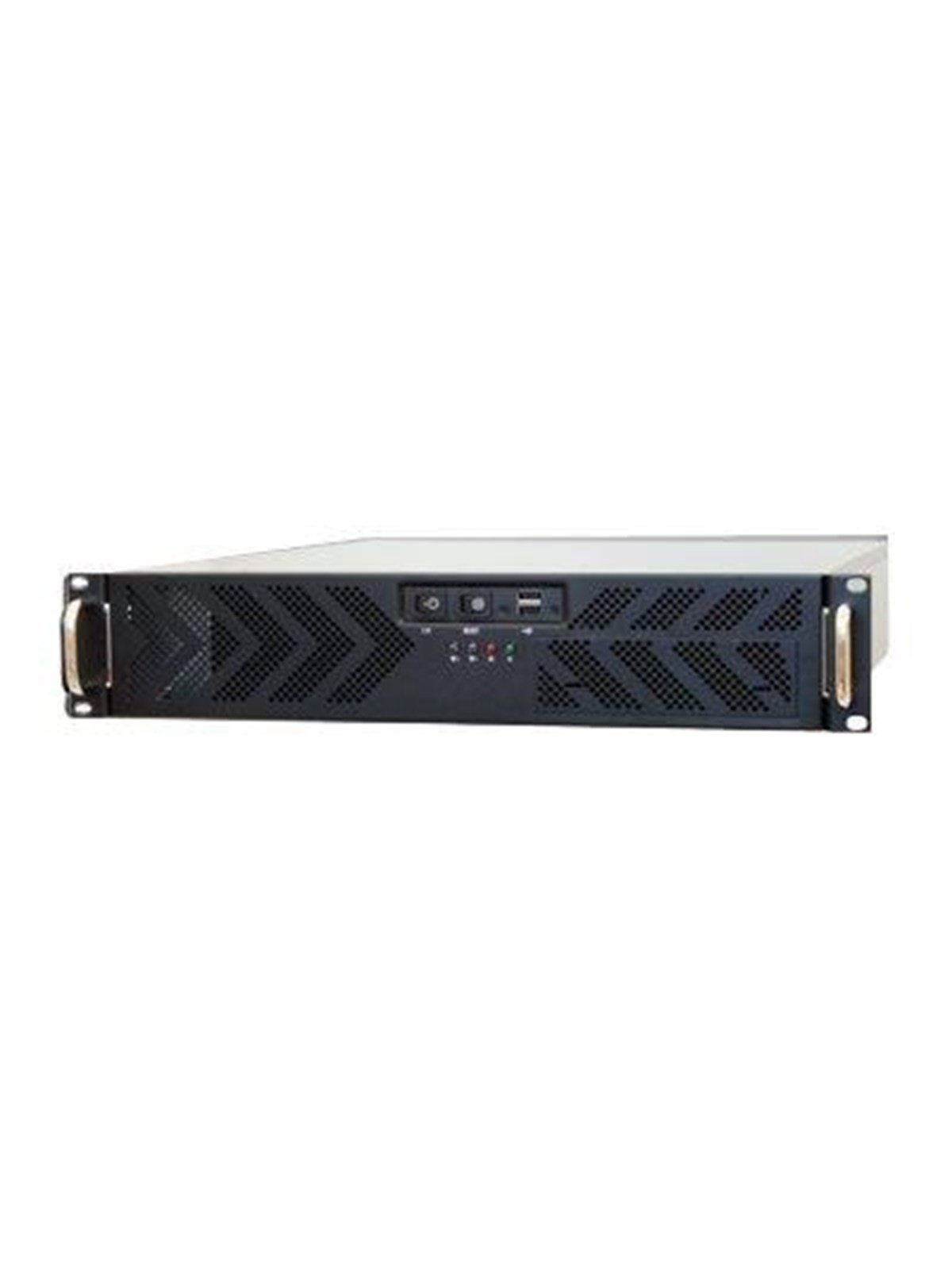 Chieftec 19" 2HE UNC-210T-B-U3-OP ATX - Gehäuse - Server (Rack) - Schwarz