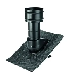 Zehnder Dachhaube Steildachpfanne DN 160 Steildach 6-60Grad, schwarz, 990430613