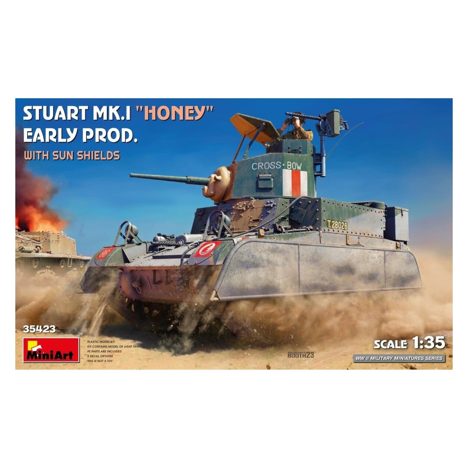 Mini art 1:35 US M3 Stuart Mk.I Honey Fr.Prod. (550035423)