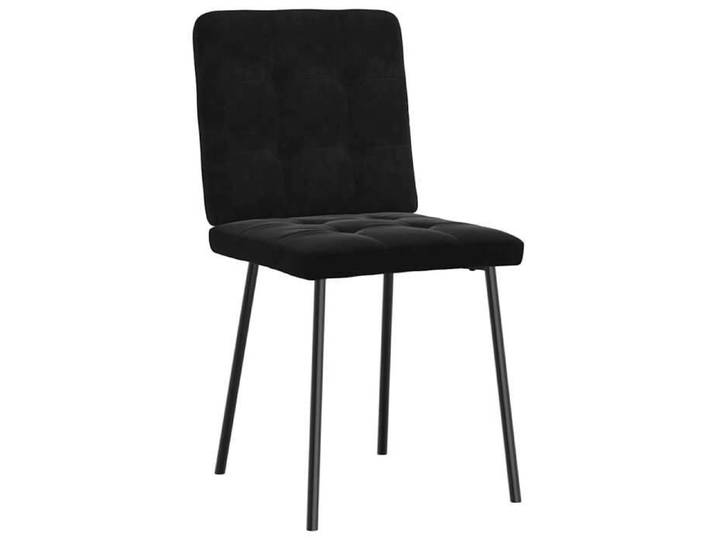 Promotion de Noël  Chaises à manger/cuisine - SARAZYJ - lot de 4 - Noir Velours fr450