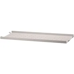 String System Regalboden Metall niedrige Kante Beige 58/2/20
