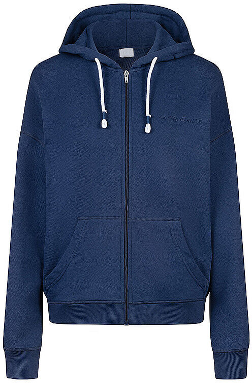 MEY Loungewear Sweatjacke MELLOW COTTON blue zodiac dunkelblau   L L