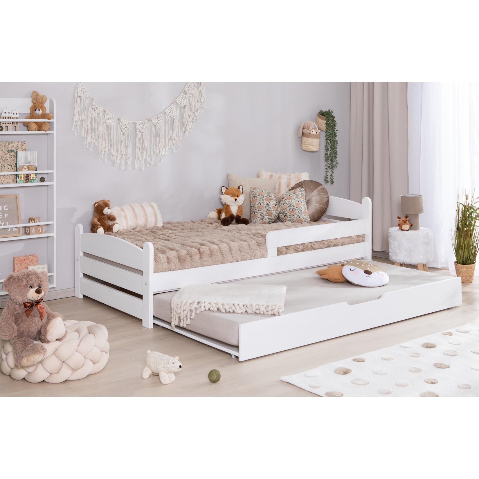 TiCAA Einzelbett „Mello“, Kinderbett, Jugendbett, Schlafzimmer, Kinderzimmer