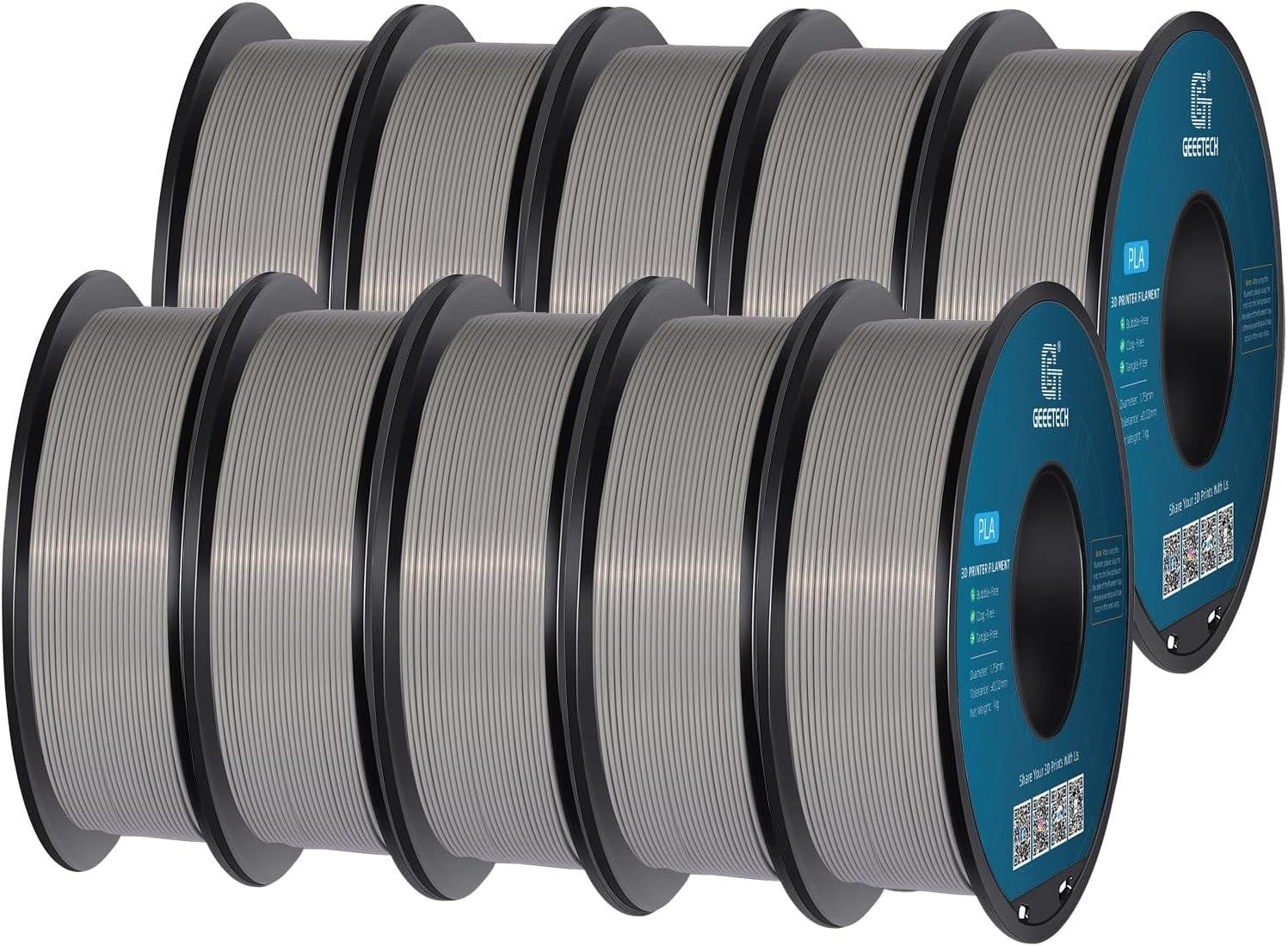 Selius PLA Filament Grijs - 3D Printer Filament