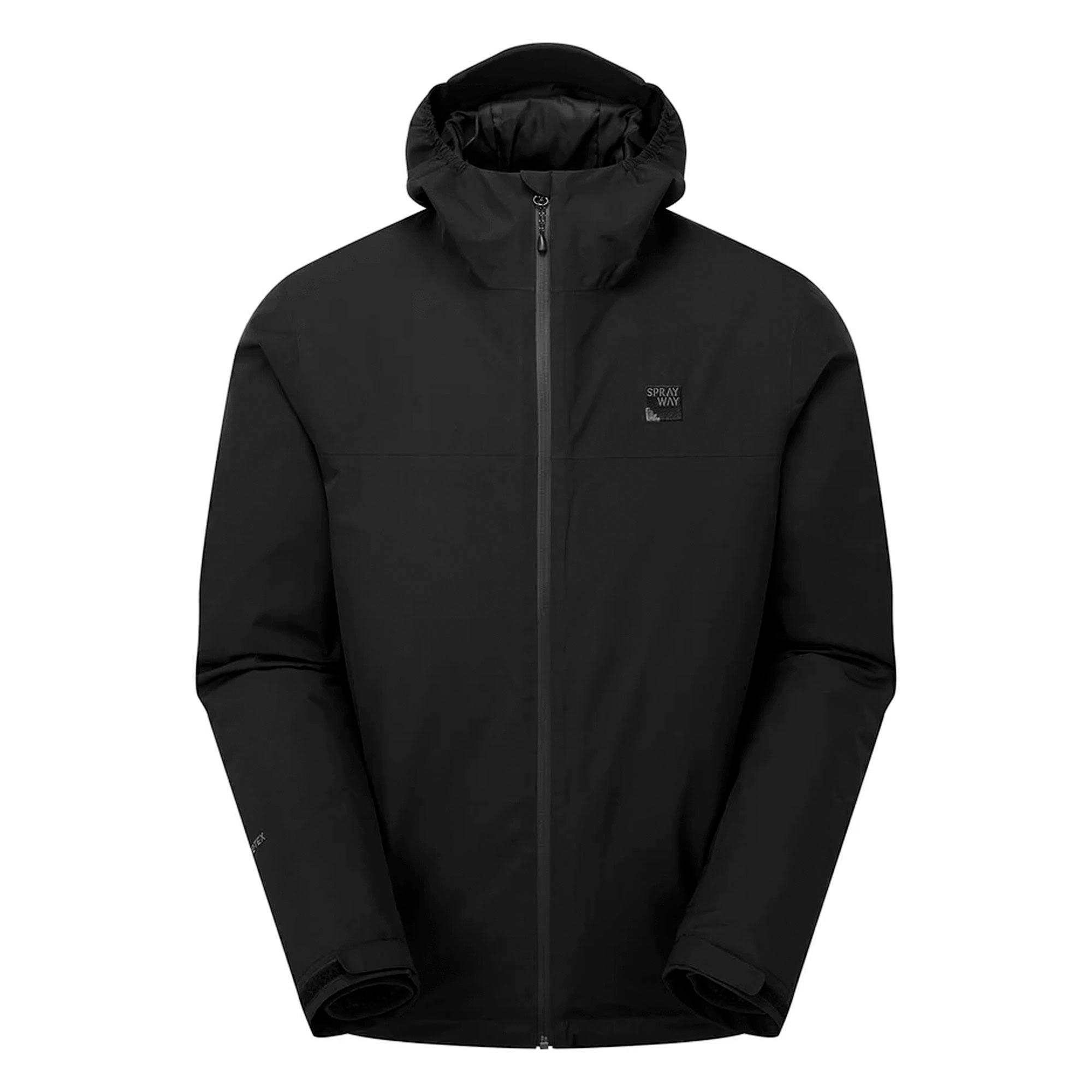 Herren Wasserdichte Outdoor-Jacke mit Kapuze Winddichte Regenjacke