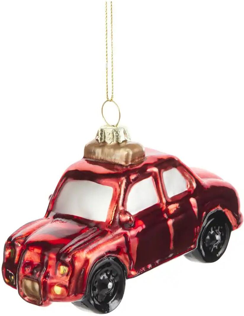 HOME STORY Weihnachtsbaumschmuck Auto   ¦ Glas,Aluminium ¦ Maße (cm): B: 11,5 H: