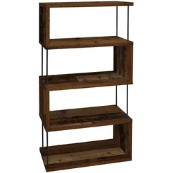 REGAL Elga 66x33x126 aus Holzwerkstoff in der Farbe texas oak