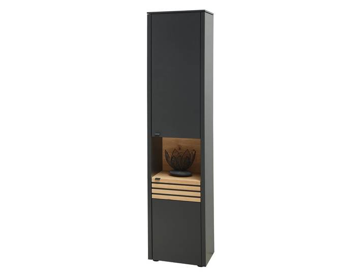 Venjakob Vitrine GAME, anthrazit, Holzfurnier