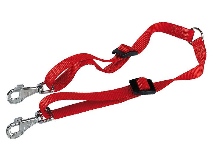 Leinen Koppel Twin assortiert 10 mm/28 cm
