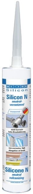 WEICON Silicon N, extrem elastischer und neutralvernetzender Dichtstoff, 310 ml, transparent (13400310)