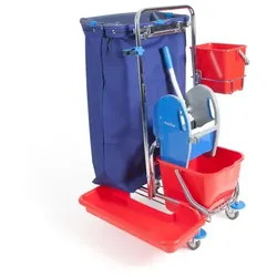 Floorstar EFA 20 Expert SOLID Putzwagen verchromter Putzwagen 1x17 L inkl. Presse, ohne Sack