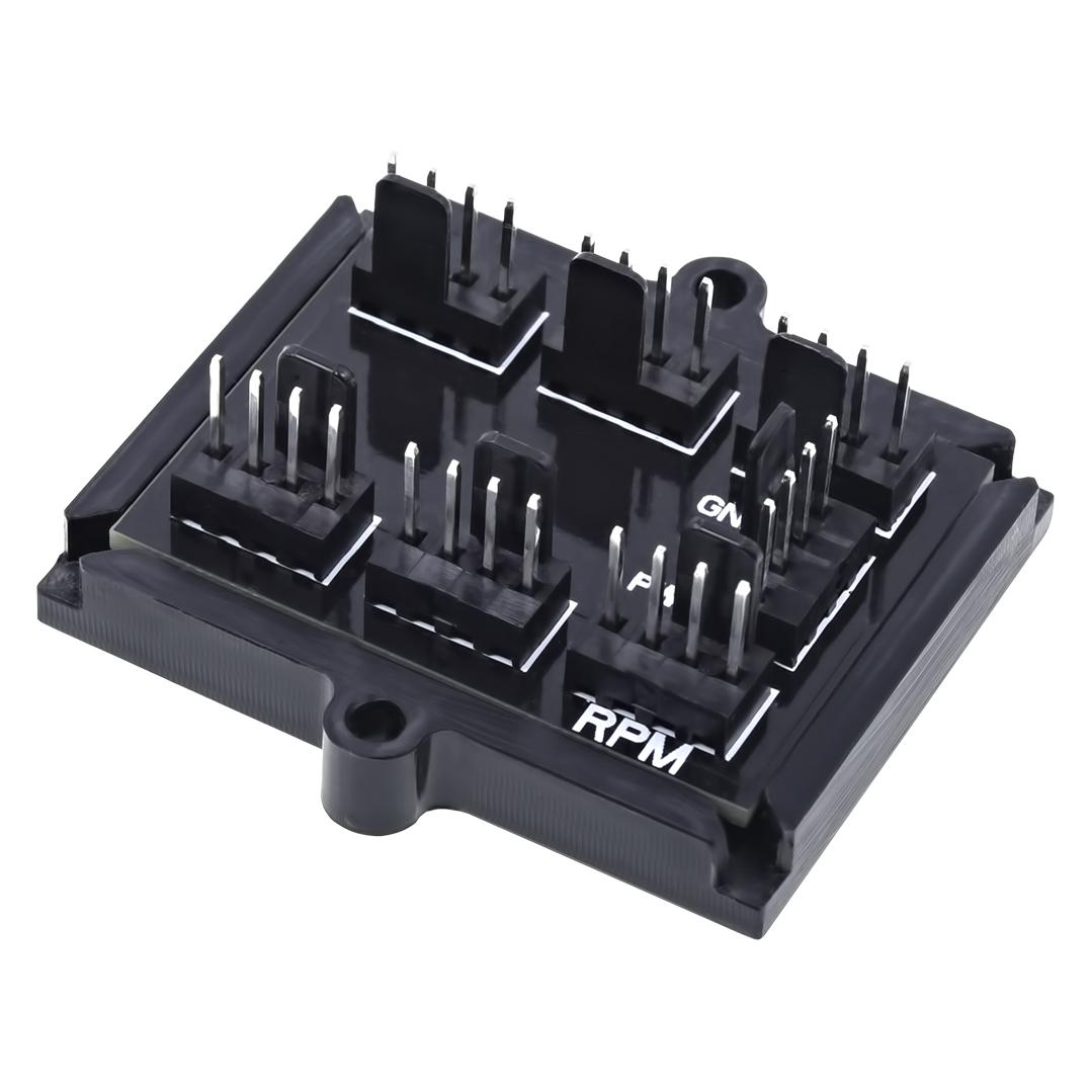 Phobya 1011224 Kabelspalter oder -kombinator Kabelsplitter (6 Lüfter) (1011224)