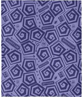Warner Bros. Beetlejuice Creepy Crawlies Silk Touch Throw Blanket 40X50 Inches by THE NORTHWEST GROUP in Purple (Size OS)