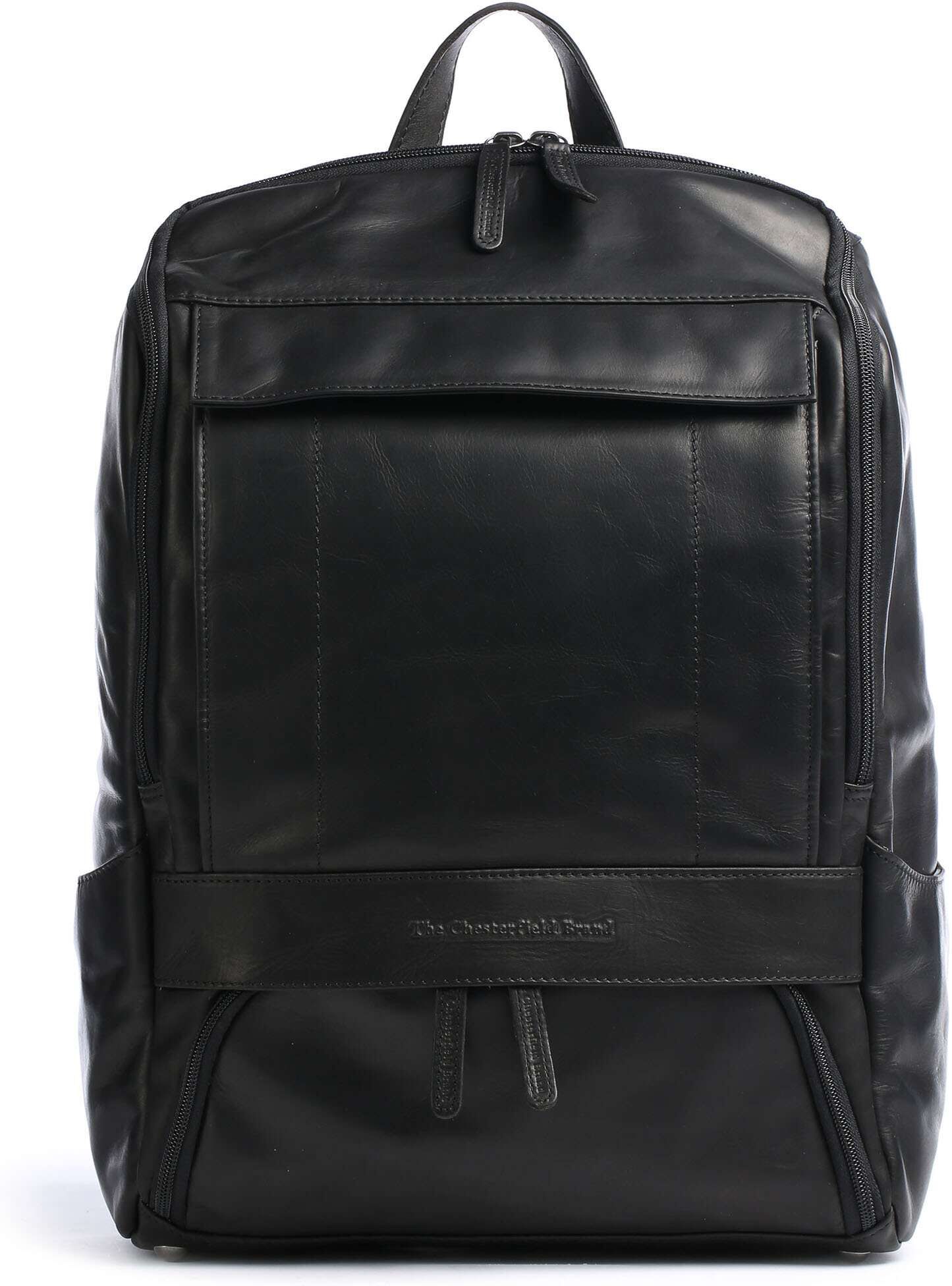 The Chesterfield Brand Rich Rucksack aus Leder, schwarz