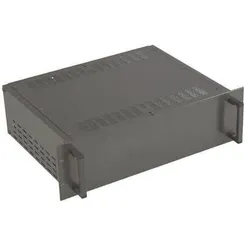 RS PRO 19" Einschubgehäuse 4HE 425mm schwarz, Serverschrank Zubehör, Schwarz